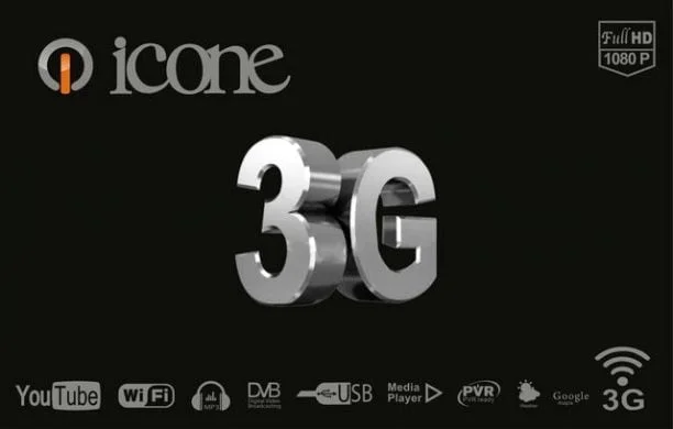 سوفت وير رسيفر icone 3G لتشغيل موقع اليوتيوب 