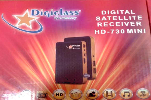 جهاز Digiclass HD-730 MINI مع تحديث جديد لتشغيل السيرفر المجاني