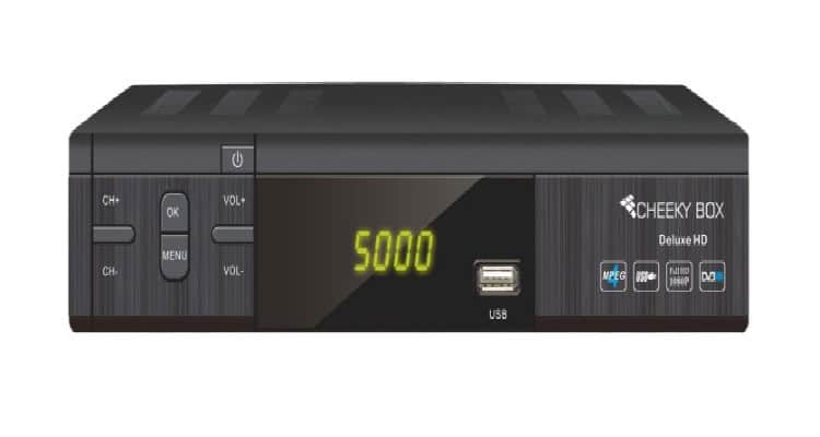 رسيفر CHEEKY Box Deluxe HD مع سوفت وير يدعم جميع انواع الشفرات والسيرفرات