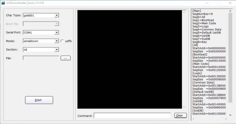لودر معالج GX6605 لشحن الفلاشات 2 GX 6605 LOADER